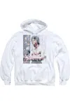 Gildan Bruce Lee Revving Up Adult Pull Over Hoodie In White
