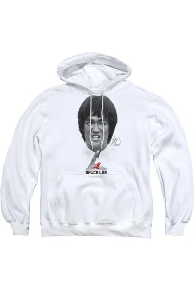 Gildan Bruce Lee Self Help Adult Pull Over Hoodie In White