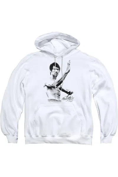 Gildan Bruce Lee Serenity Adult Pull Over Hoodie In White