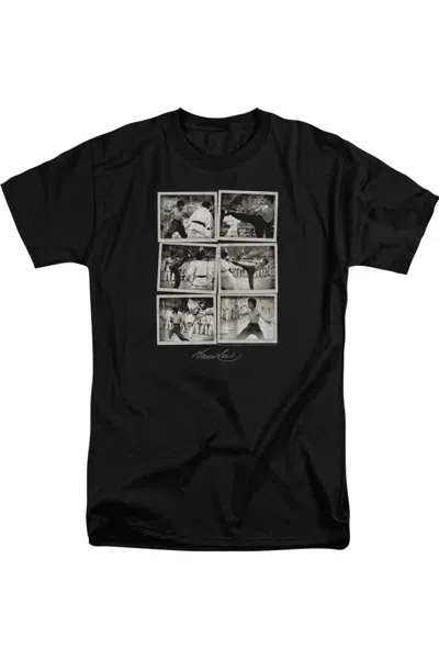 Gildan Bruce Lee Snap Shots Short Sleeve Adult T-shirt In Black
