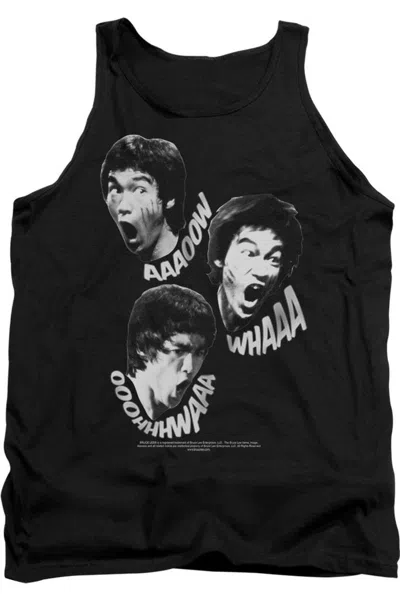Gildan Bruce Lee Sounds Of The Dragon Adult Tank In Black