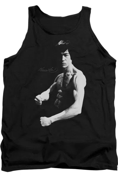 Gildan Bruce Lee Stance Adult Tank In Black