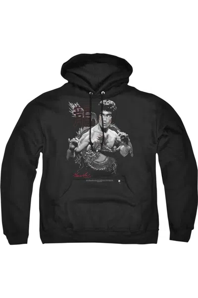 Gildan Bruce Lee The Dragon Adult Pull Over Hoodie In Black
