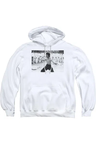 Gildan Bruce Lee Triumphant Adult Pull Over Hoodie In White
