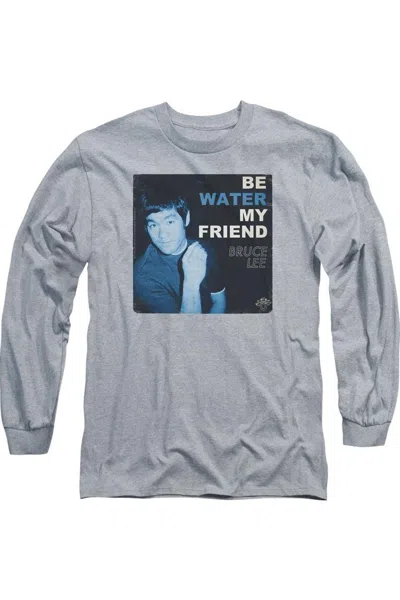 Gildan Bruce Lee Water Long Sleeve Adult Tee / T-shirt In Multi