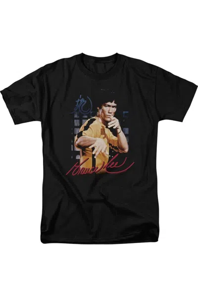 Gildan Bruce Lee Yellow Jumpsuit Short Sleeve Adult Tee / T-shirt In Black