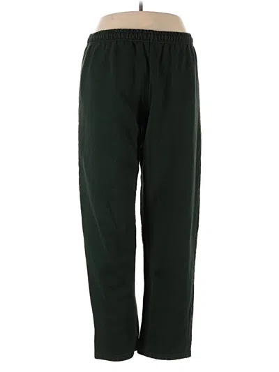 Pre-owned Gildan Casual Pants In Green