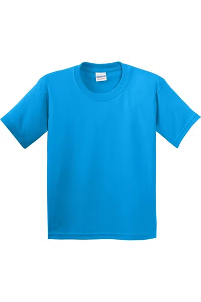Gildan Kids' Childrens Unisex Heavy Cotton T-shirt In Blue