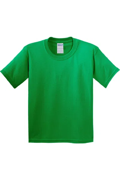 Gildan Kids' Childrens Unisex Heavy Cotton T-shirt In Green