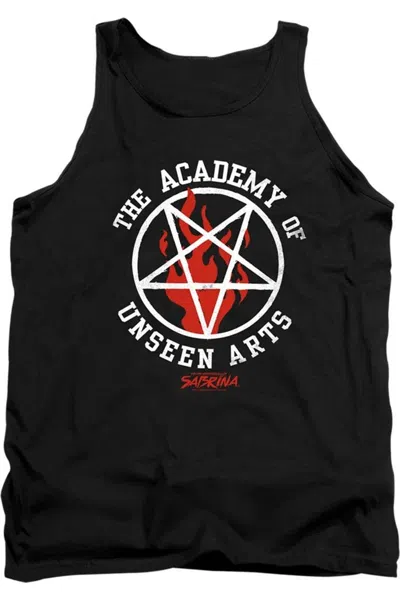 Gildan Chilling Adventures Of Sabrina Academy Of Unseen Arts Adult Tank Top In Black