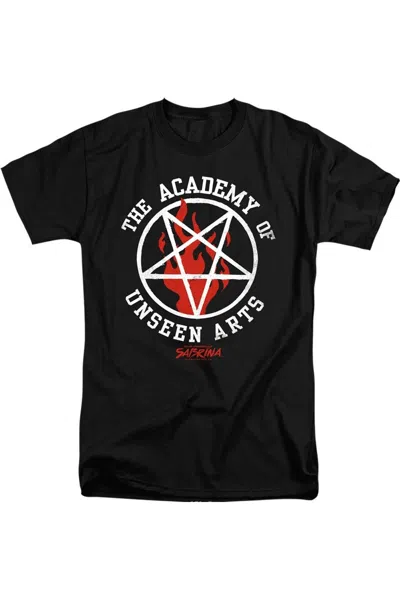 Gildan Chilling Adventures Of Sabrina Academy Of Unseen Arts Short Sleeve Adult Tee / T-shirt In Black