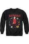Gildan Chilling Adventures Of Sabrina Dark Baptism Adult Crewneck Sweatshirt In Black