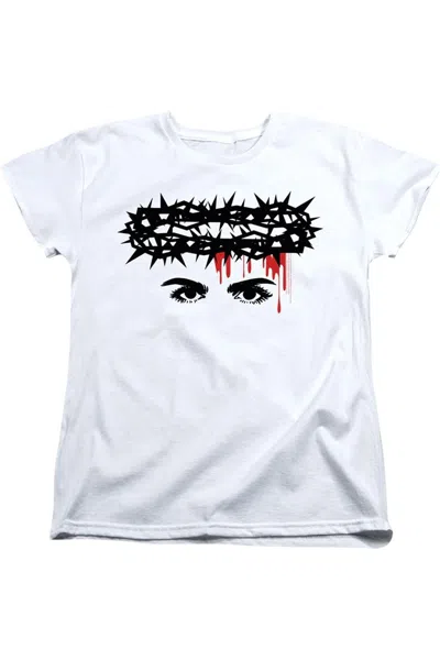 Gildan Chilling Adventures Of Sabrina Crown Of Thorns Short Sleeve Women´s Tee / T-shirt In White