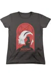 Gildan Chilling Adventures Of Sabrina Sabrina And Salem Short Sleeve Women´s Tee / T-shirt In Pink