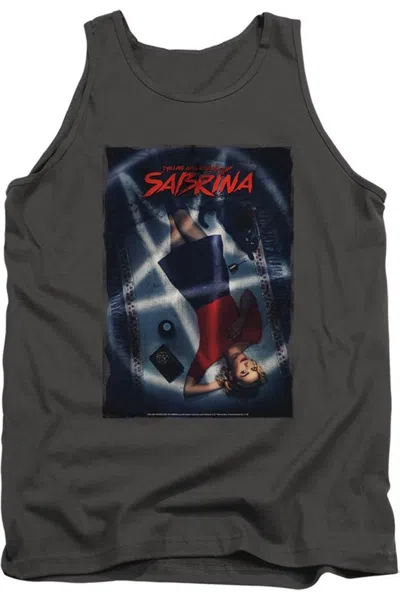 Gildan Chilling Adventures Of Sabrina Sabrina Key Art Adult Tank Top In Pink
