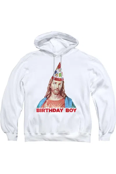 Gildan Christmas Jesus Birthday Boy Unisex Adult Pullover Hoodie In White