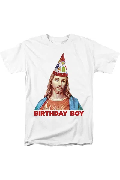 Gildan Christmas Jesus Birthday Boy Unisex Adult T-shirt In White