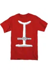 Gildan Christmas Santa Suit Costume Unisex Adult T-shirt In Red