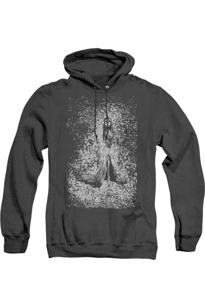 Gildan Corpse Bride Bird Dissolve Adult Heather Hoodie / Hooded Sweatshirt In Black