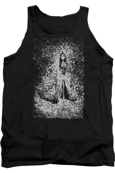 Gildan Corpse Bride Bird Dissolve Adult Tank Top In Black