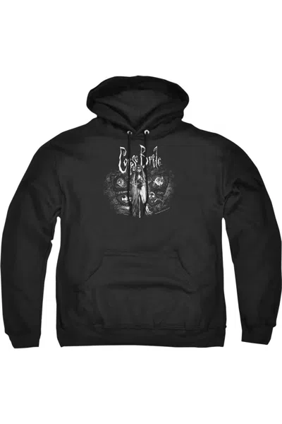 Gildan Corpse Bride Bride To Be Adult Pull Over Hoodie / Hooded Sweatshirt In Black