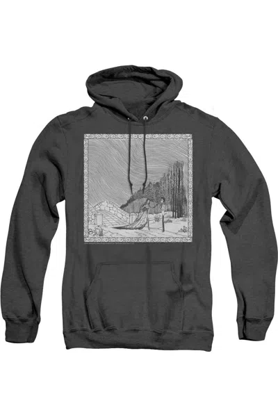 Gildan Corpse Bride My Darling Adult Heather Hoodie / Hooded Sweatshirt In Black