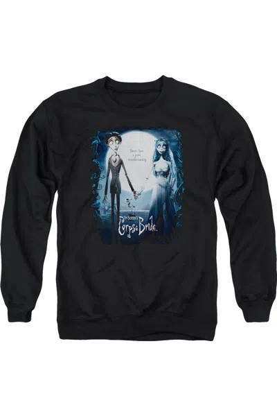 Gildan Corpse Bride Poster Adult Crewneck Sweatshirt In Black