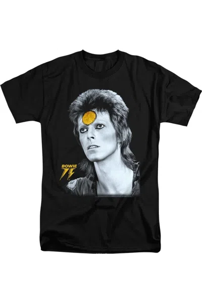 Gildan David Bowie Golden Bowie Short Sleeve Adult Tall Tee / T-shirt In Black