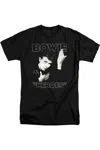 Gildan David Bowie Heroes Cover Short Sleeve Adult Tall Tee / T-shirt In Black