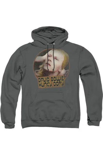 Gildan David Bowie Hunky Dory Circle Adult Pull Over Hoodie In Pink