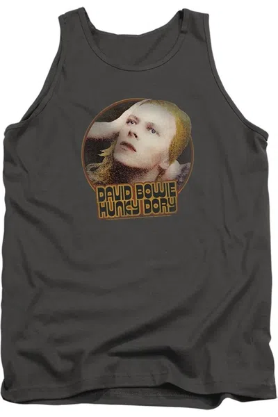 Gildan David Bowie Hunky Dory Circle Adult Tank In Gray