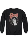 Gildan David Bowie Space Oddity Adult Crewneck Sweatshirt In Black