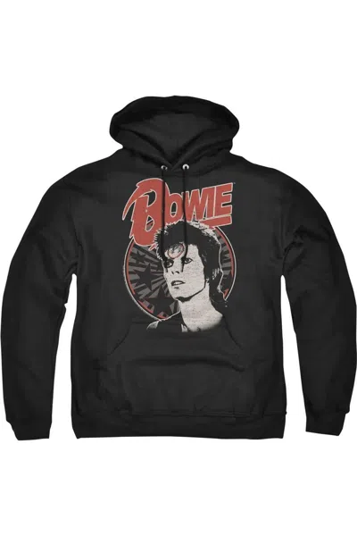 Gildan David Bowie Space Oddity Adult Pull Over Hoodie In Black