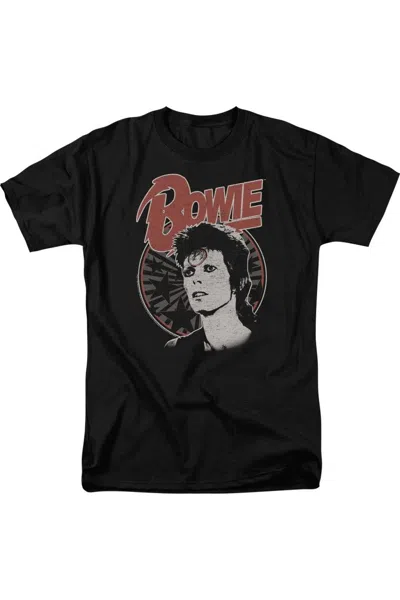 Gildan David Bowie Space Oddity Short Sleeve Adult Tee / T-shirt In Black