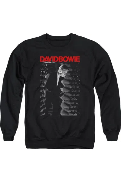 Gildan David Bowie Station To Station Adult Crewneck Sweatshirt In Black
