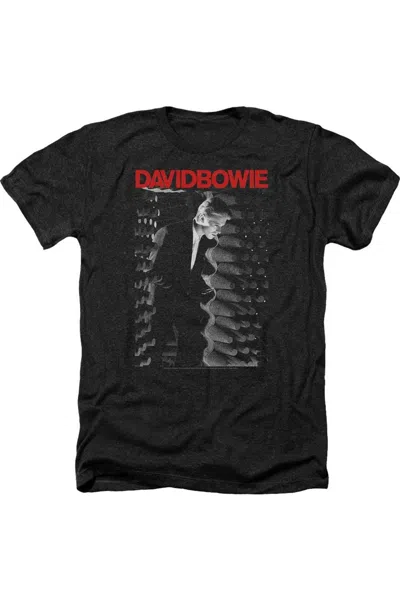 Gildan David Bowie Station To Station Adult Heather T-shirt In Black
