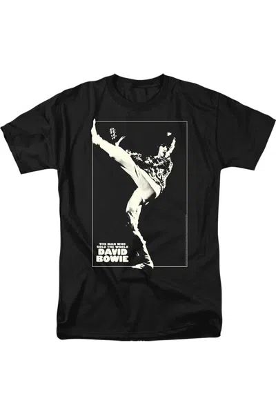 Gildan David Bowie The Man Cover Short Sleeve Adult Tee / T-shirt In Black