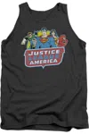 Gildan Dc Comics 8 Bit League Adult Tank Top In Pink