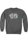 Gildan Dc Comics Action Duo Adult Crewneck Sweatshirt In Pink