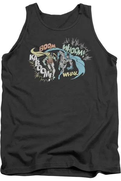 Gildan Dc Comics Action Duo Adult Tank Top In Black
