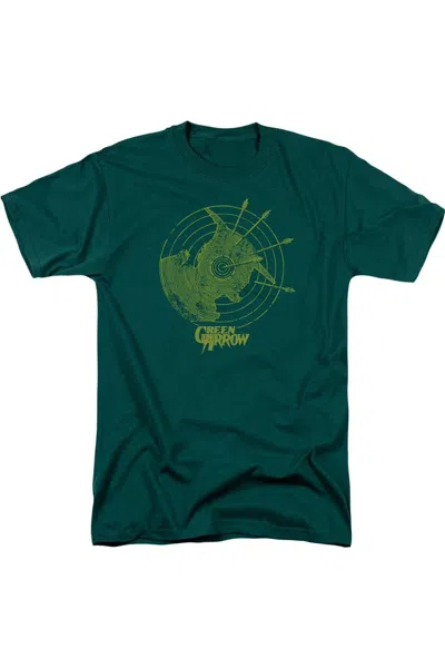 Gildan Dc Comics Always On Target Short Sleeve Adult Tee / T-shirt In Green