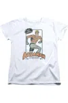 Gildan Dc Comics Am Action Figure Short Sleeve Womens Tee / T-shirt In White