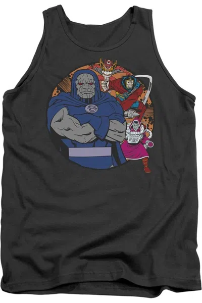 Gildan Dc Comics Apokolips Represent Adult Tank Top In Black