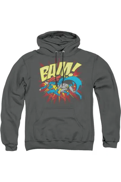Gildan Dc Comics Bam Adult Pull Over Hoodie / Hooded Sweatshirt In Pink