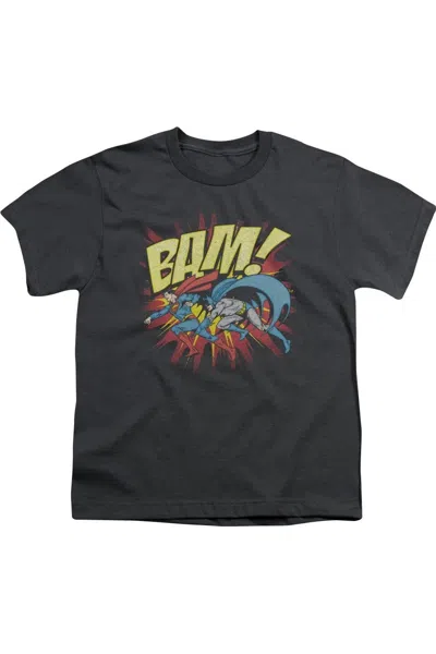 Gildan Kids' Dc Comics Bam Short Sleeve Youth Tee / T-shirt In Black