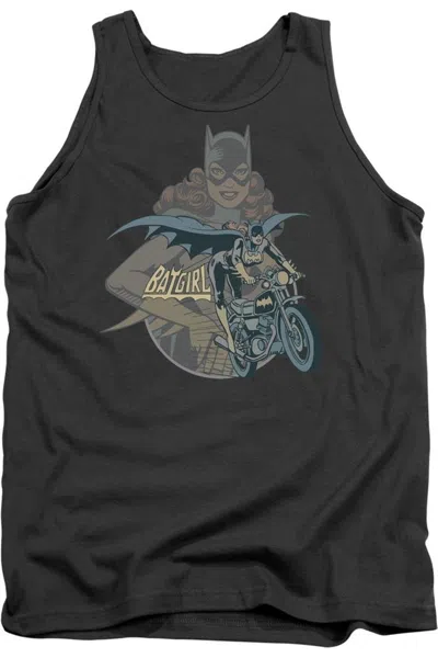Gildan Dc Comics Batgirl Biker Adult Tank Top In Pink