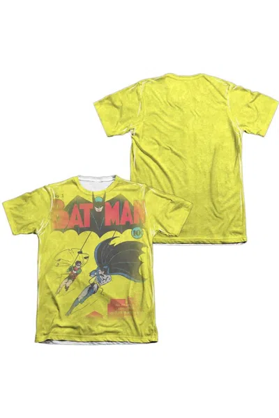 Gildan Dc Comics Batman Number One (front/back Print) Adult 65/35 Poly/cotton Short Sleeve Tee / T-shirt In White