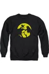 Gildan Dc Comics Batman Spotlight Adult Crewneck Sweatshirt In Black
