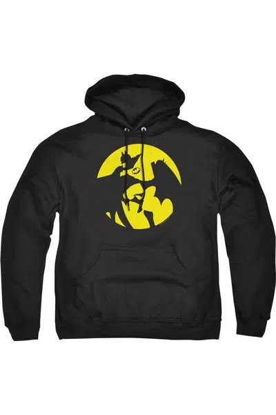 Gildan Dc Comics Batman Spotlight Adult Pull Over Hoodie / Hooded Sweatshirt In Black