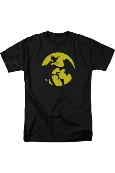 Gildan Dc Comics Batman Spotlight Short Sleeve Adult Tee / T-shirt In Black